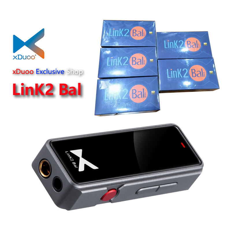 XDUOO LinK2 Bal USB DAC & Balanced Headphone Amp CS43131*2 DSD256 4.4mm+3.5mm Output Designed for IPhone/Andriod Phone PC