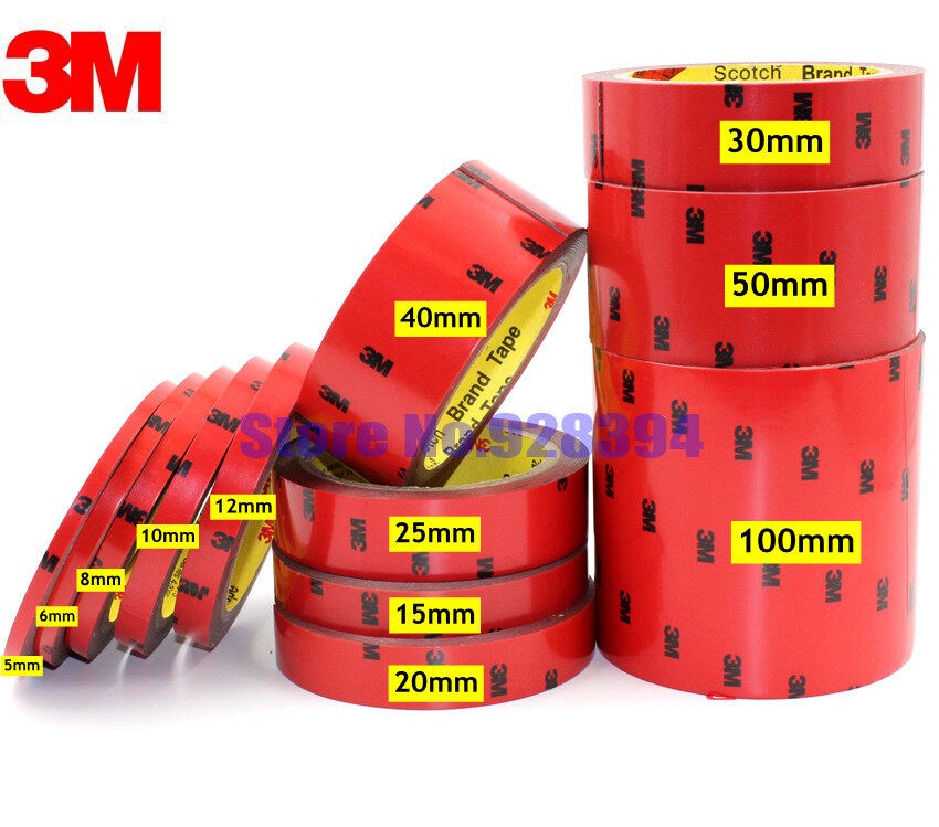 3M CP5108 VHB Heavy Duty Mounting Double Sided Adhesive Acrylic Foam Tape 5/8/10/15/20/25/30/40/50mm