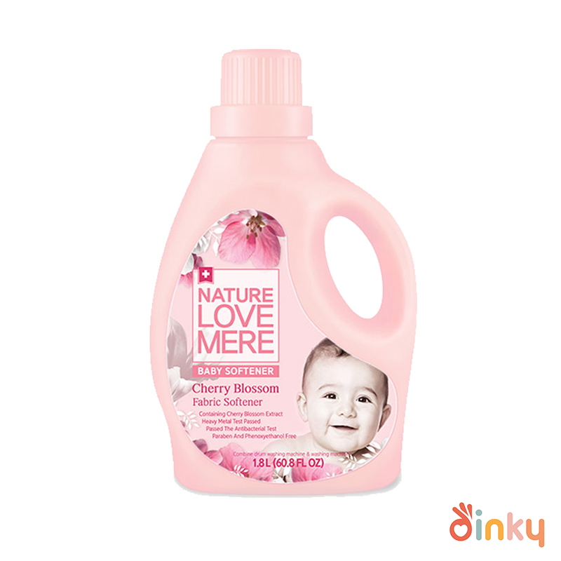 【Nature Love Mere 네이쳐러브메레】Baby Fabric softener Cherry Blossom Bottle Korea Natural Premium Cleaning agent - by the dinky shop